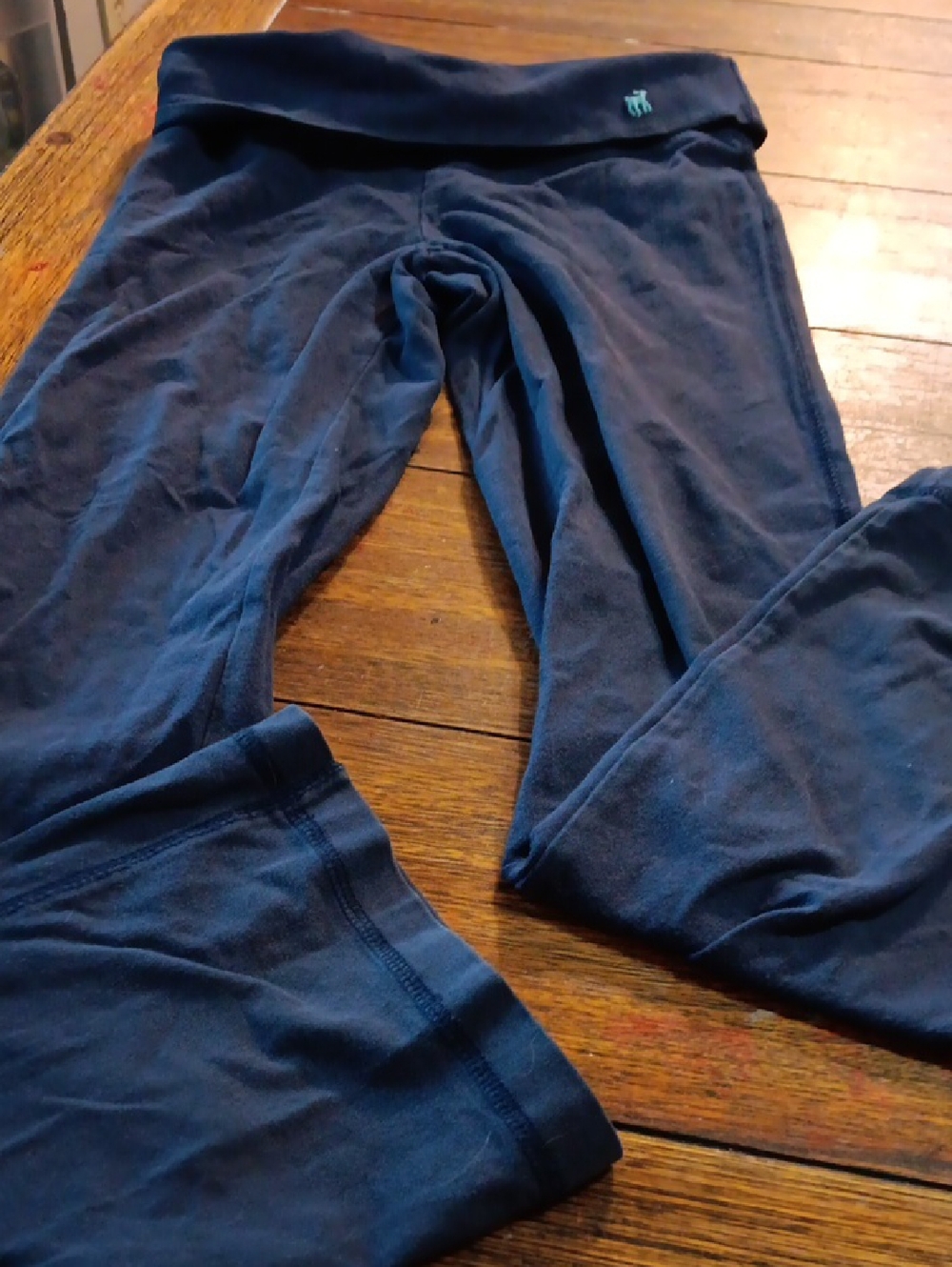 Old Navy Leggings with Teal Pony Logo